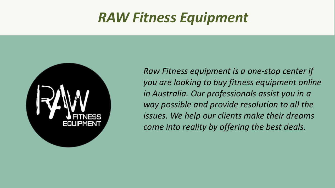 RAW Fitness PPT | edocr