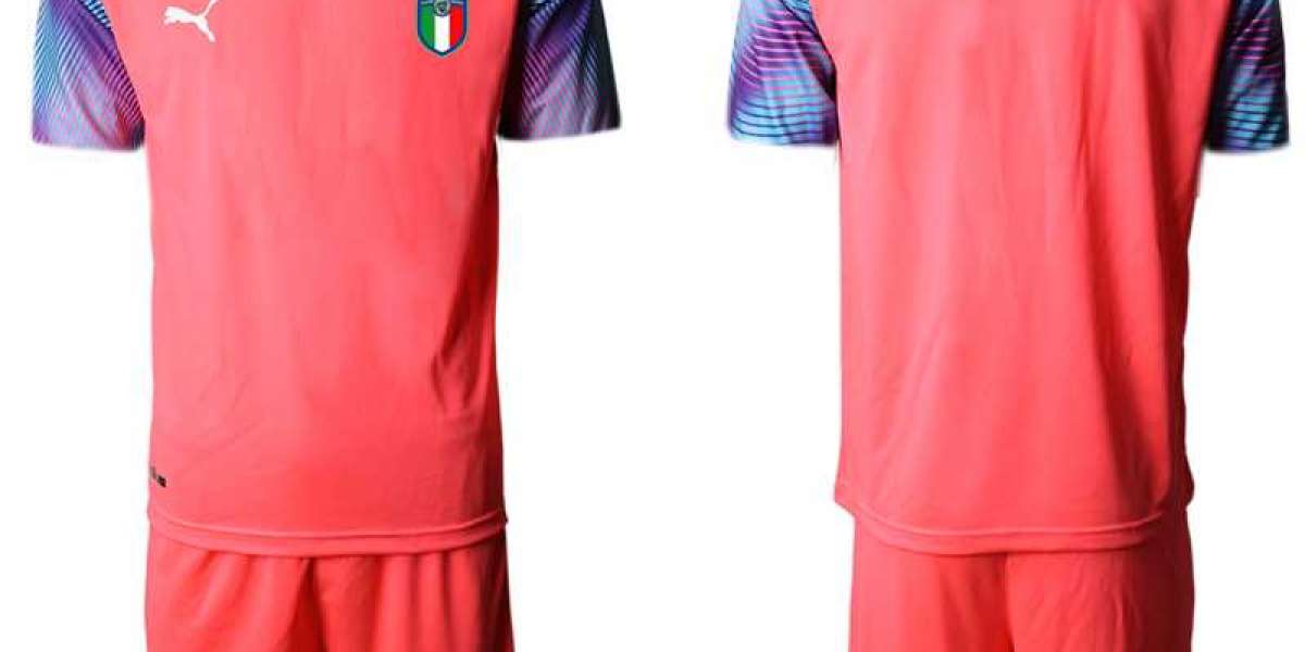 Fußballtrikots Italien 2020-21 Torwarttrikot Rosa für Herren
