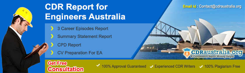 CDR Report | Writing CDR Report | CDR Report for Engineers Australia
