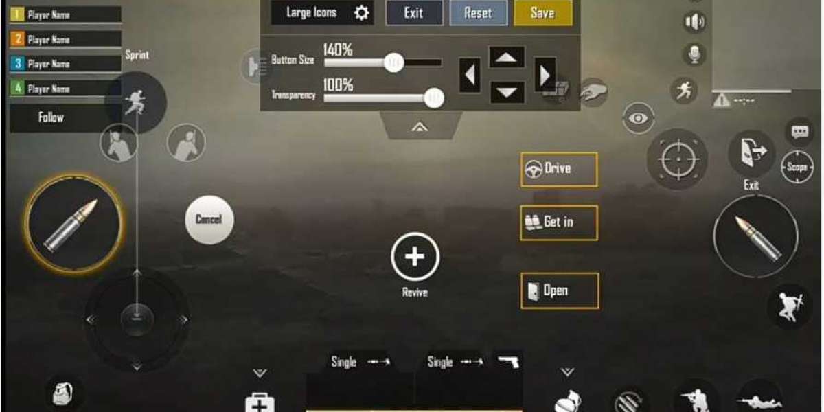 Four-Finger Claw Layout for PUBG Mobile