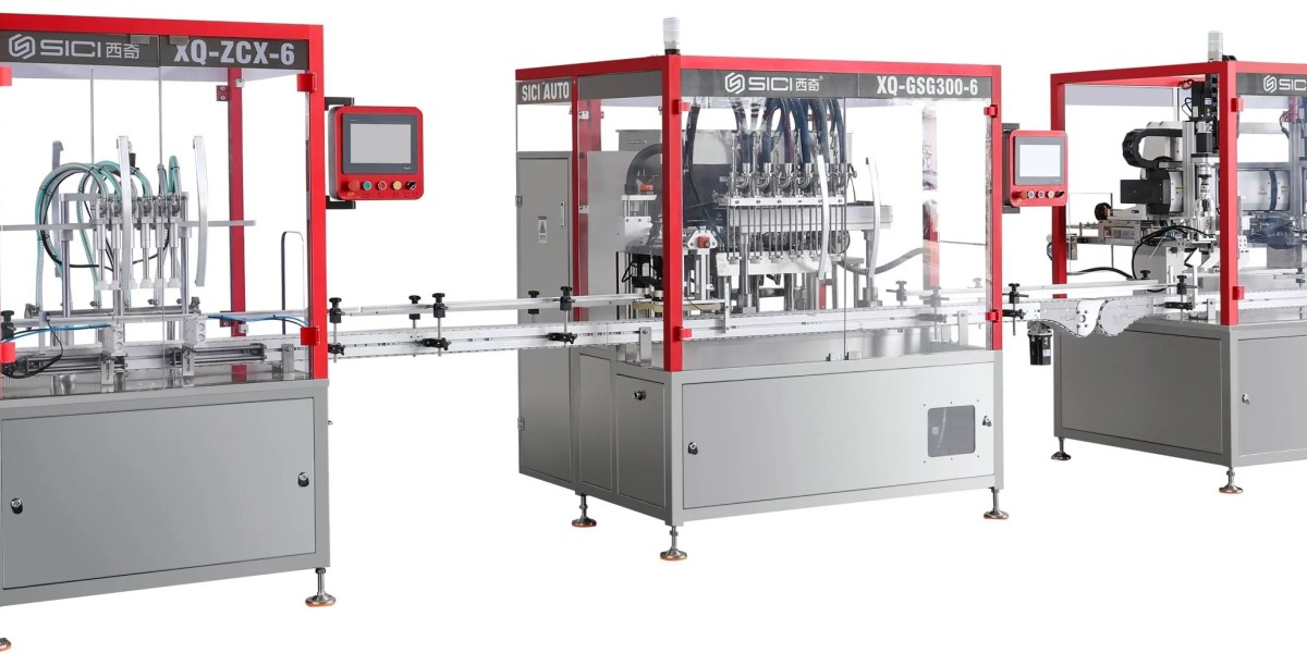 SICIAUTO Automatic Filling Capping and Labelling Machine Create a Seamless Packaging Process