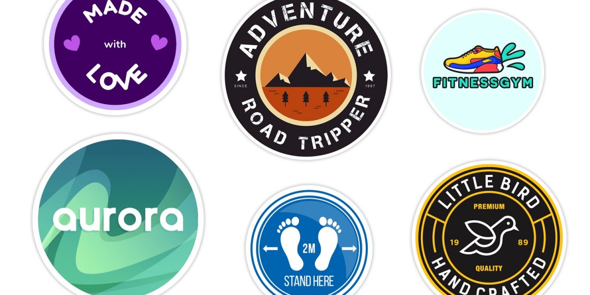 Custom Round Stickers: Your Branding with Style and Versatility