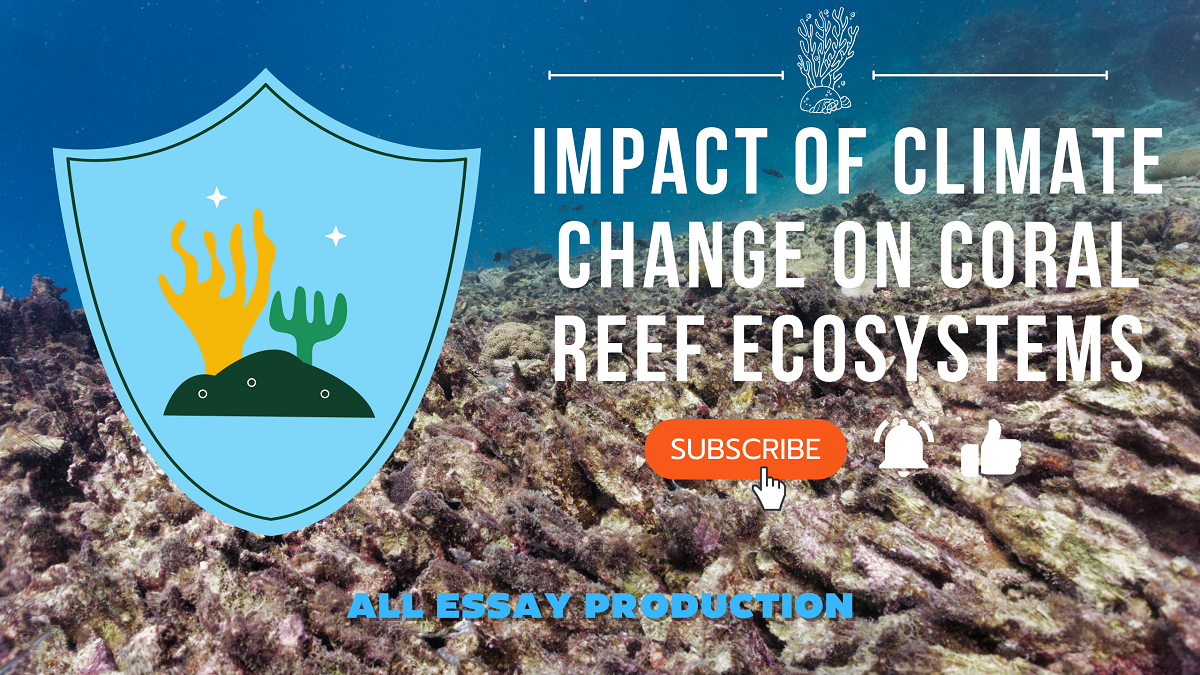 Saving Coral Reefs: The Climate Change Connection