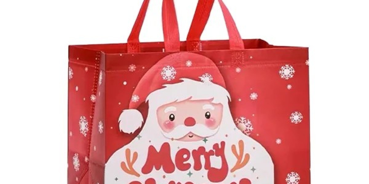 Customized Christmas Non Woven Bags for Gift Giving and Storage