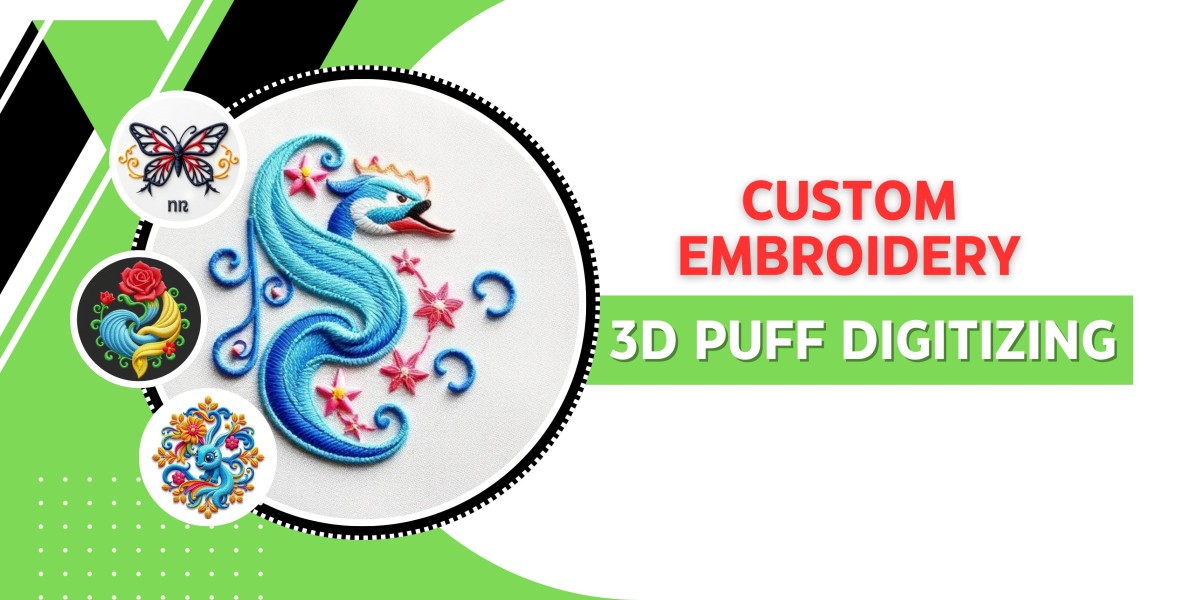 Why Custom 3D Puff Embroidery Digitizing Works
