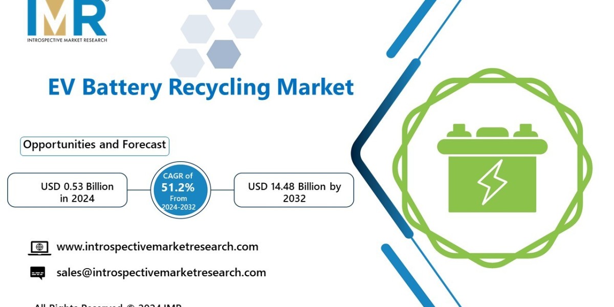 EV Battery Recycling Market: Growing at a CAGR of 51.2% From 2024-2032 | By Type, Sources, Vehicle Type and Forecast 203