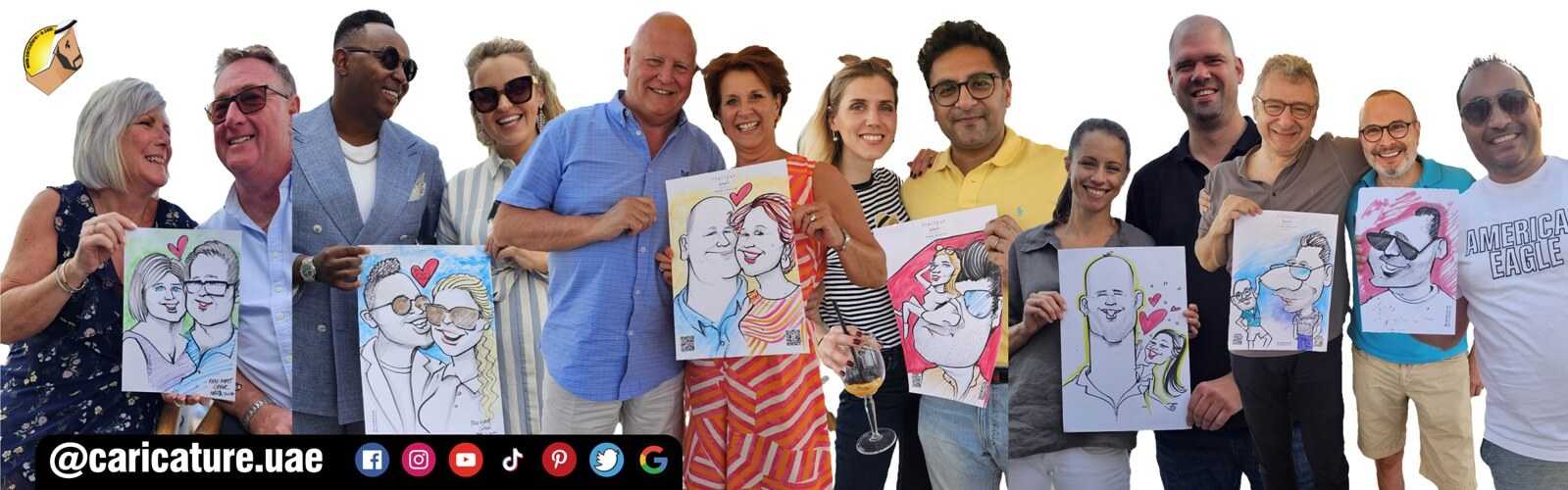 Caricature Artist in Dubai - Hire Digital caricaturist for live events in dubai