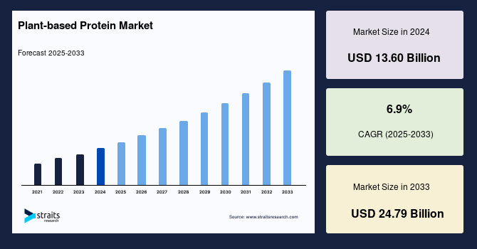Plant-Based Protein Market Size, Share & Trends | Industry Report, 2033