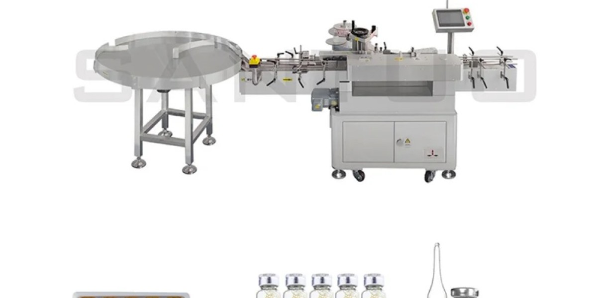 Energy-Efficient High Speed Round Bottle Labeling Machine with Feeding Turntable for Industrial Labeling Solutions