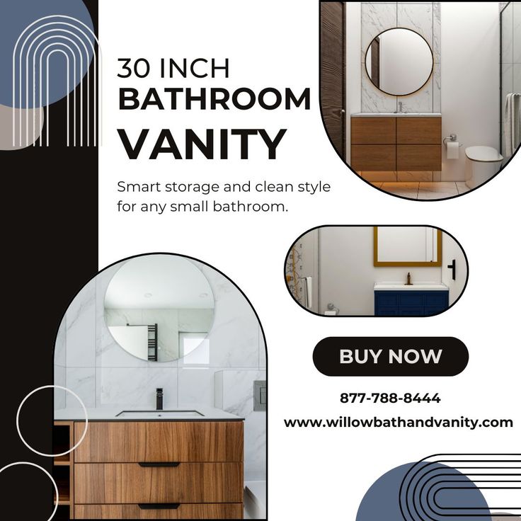 Buy a 30 Inch Vanity for Everyday Bathroom Comfort