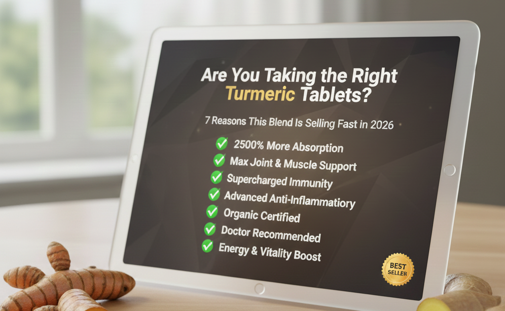 Are You Taking the Right Turmeric Tablets? 7 Reasons This Premium Blend with Black Pepper & Ginger Is Selling Fast in 2026