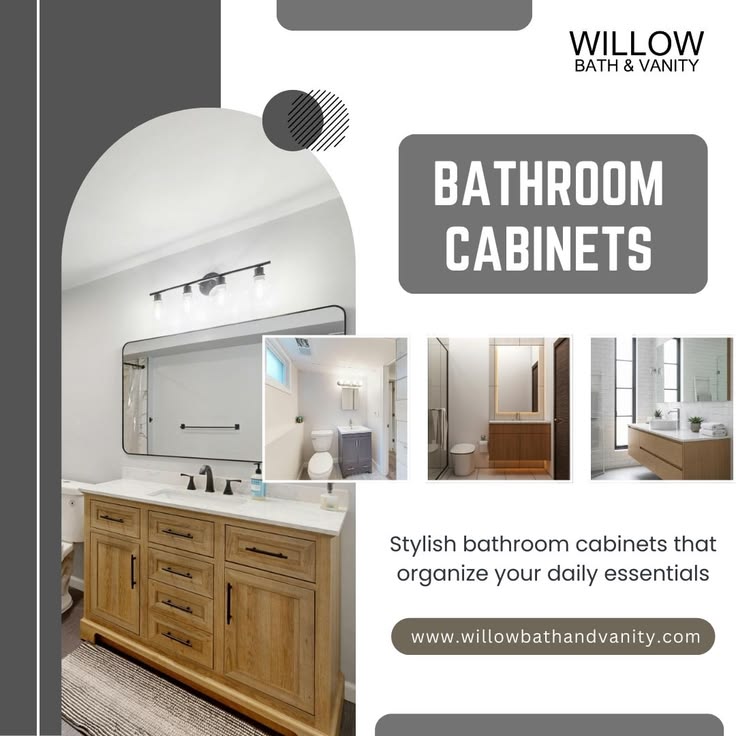 Organize Your Space With Stylish Bathroom Cabinets