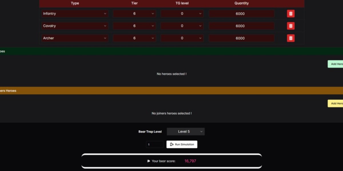Bear Battle Damage Calculation - Example Simulation