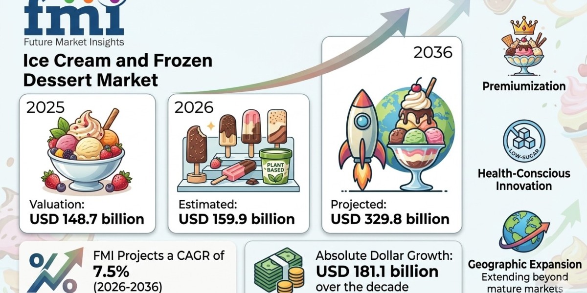 Ice Cream and Frozen Dessert Market to Reach Significant Growth by 2036