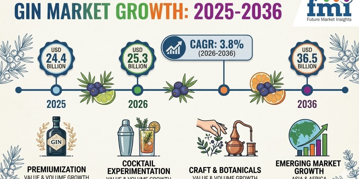Gin Market to Reach USD 36.5 Billion by 2036 as Premiumization and Cocktail Culture Boost Global Demand