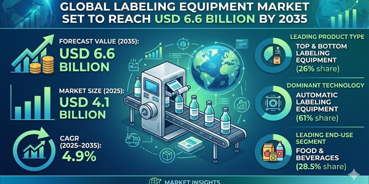 Global Labeling Equipment Market Set to Reach USD 6.6 Billion by 2035: Automation, RFID Integration, and Compliance Need