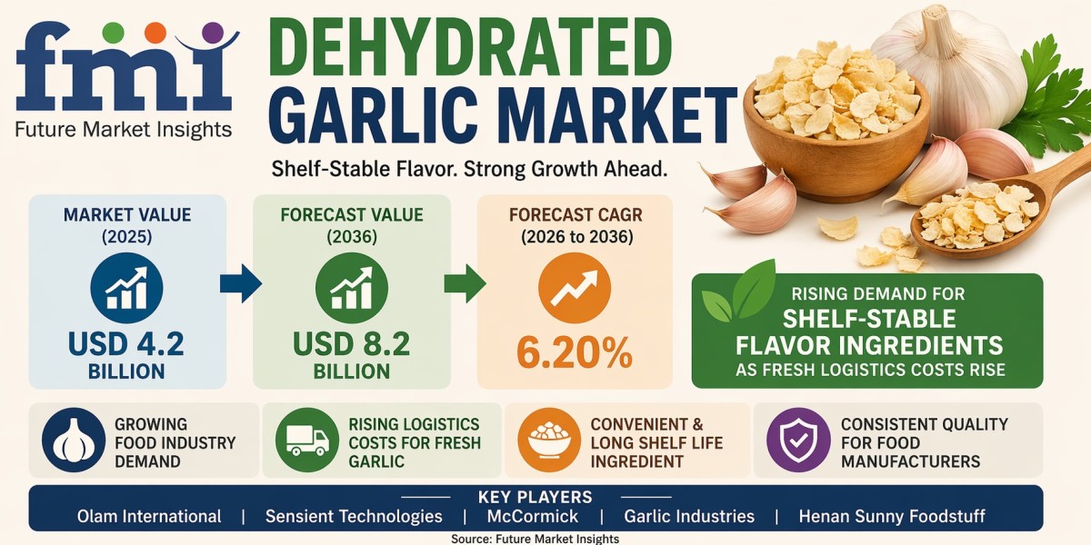 Dehydrated Garlic Market to Reach USD 8.2 Billion by 2036 as Supply Constraints and Flavor Demand Support Growth