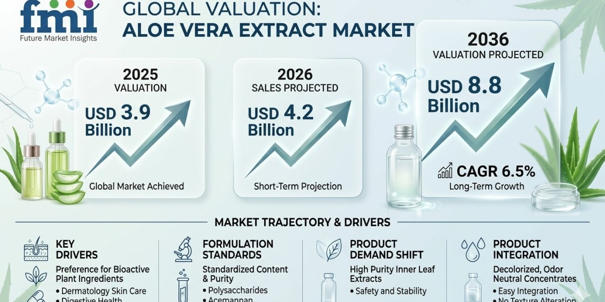 Aloe Vera Extracts Market to Reach USD 8.8 Billion by 2036 as Demand for Natural Wellness and Skincare Ingredients Accel