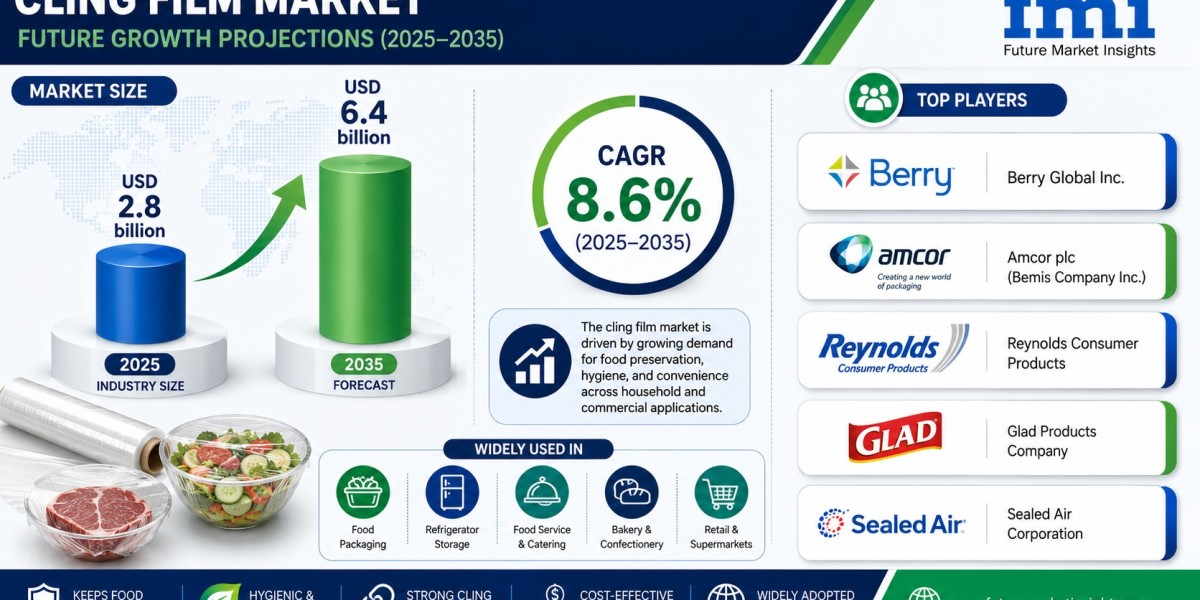 Cling Film Market to Reach USD 6.4 Billion by 2035 as Household Food Storage Applications Continue to Grow