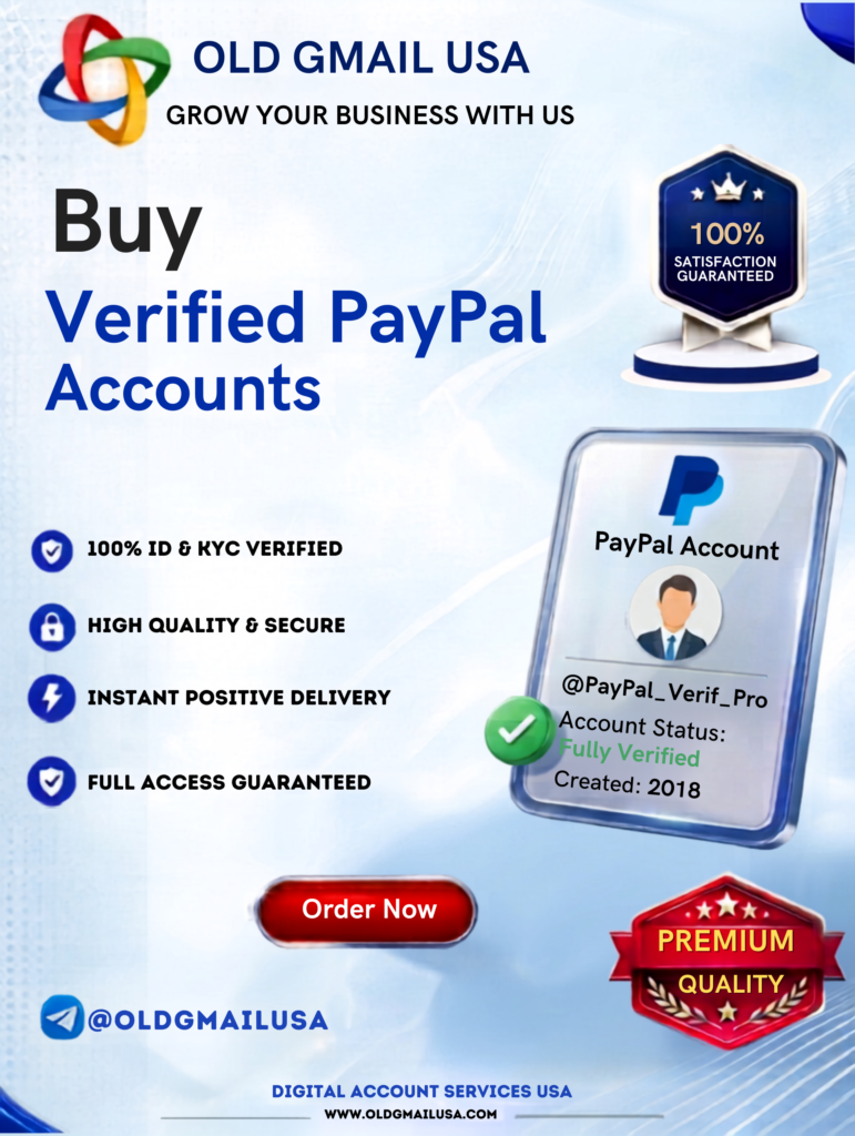 Buy Verified PayPal Accounts - 100% Safe Premium Paypal...