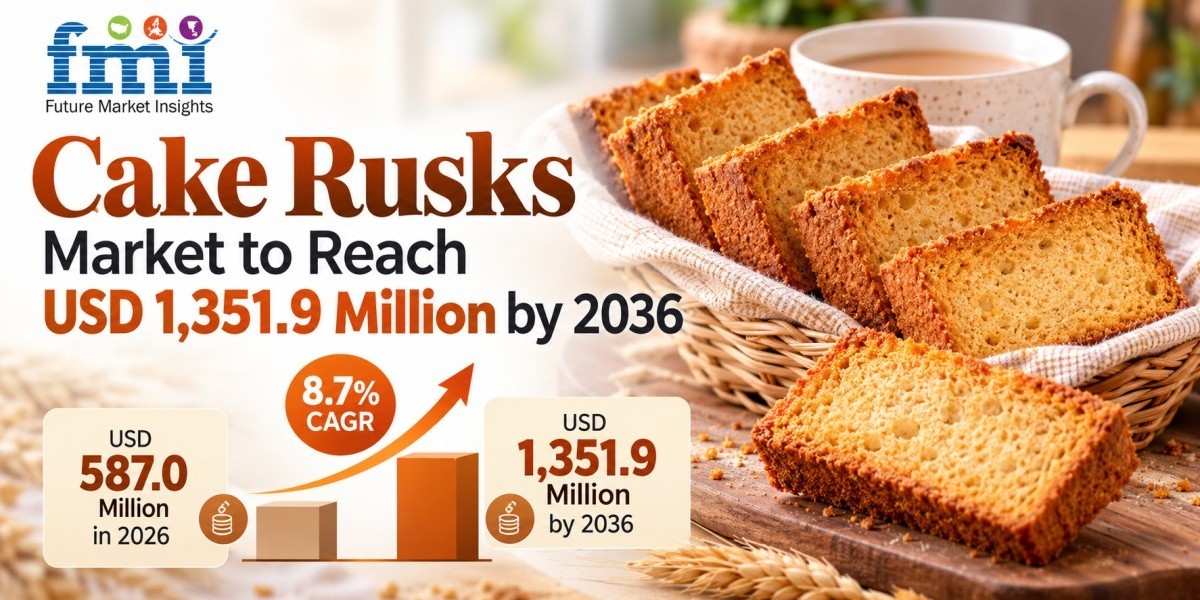Cake Rusks Market to Reach USD 1,351.9 Million by 2036 at 8.7% CAGR